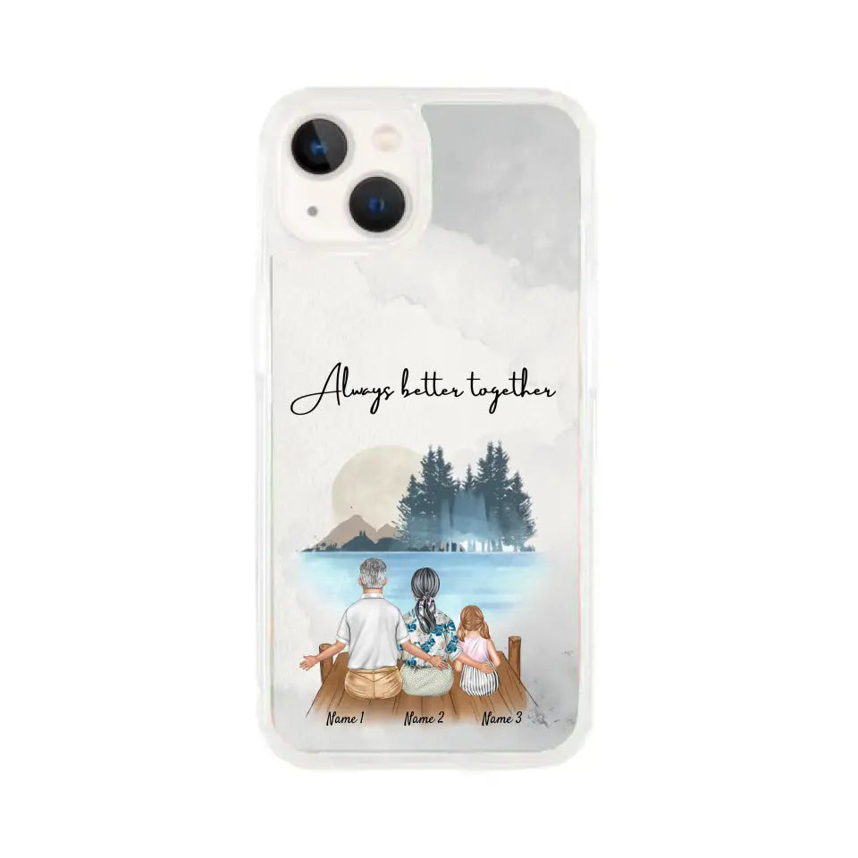 Grandparents with Grandchildren - Customized Phone Case