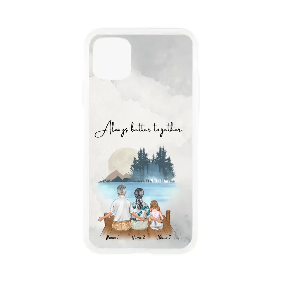 Grandparents with Grandchildren - Customized Phone Case