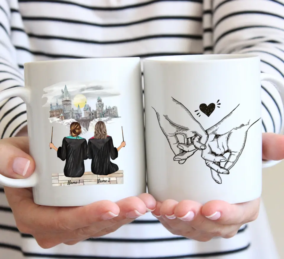 Best witch friends - personalized mug (2-3 people)