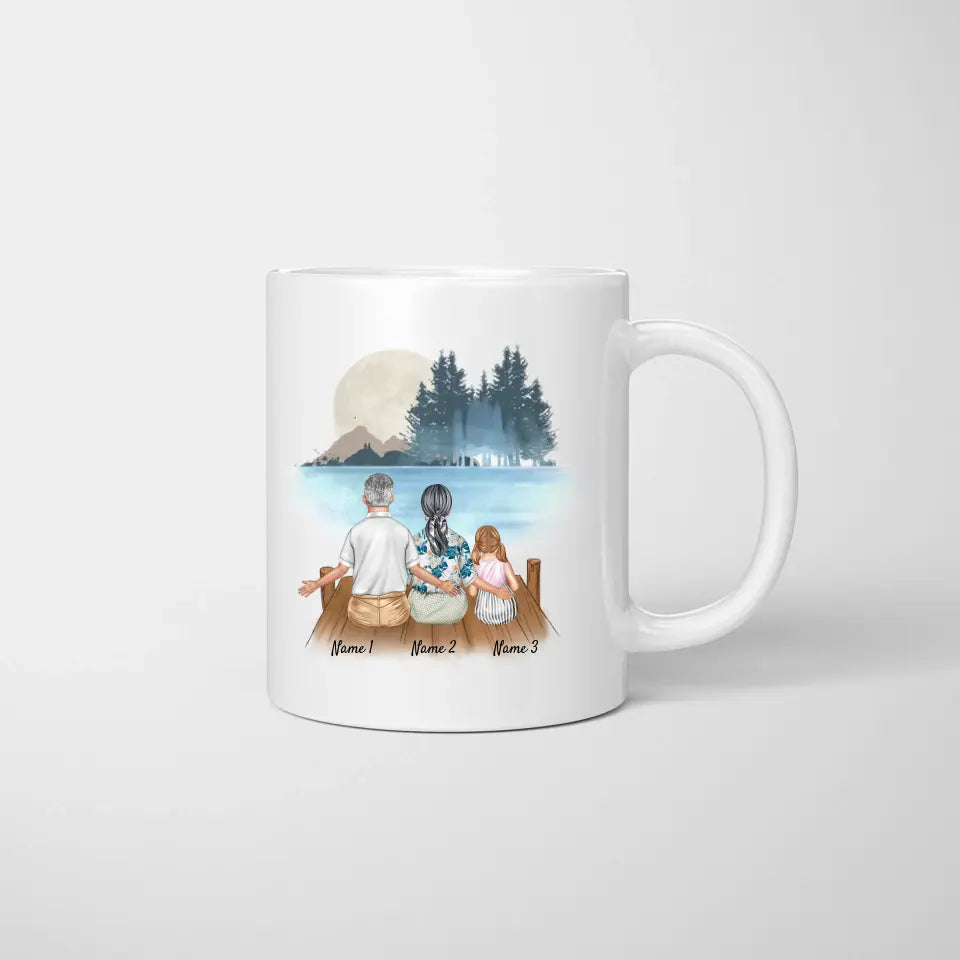 Grandparents with Grandchildren - Personalized Mug