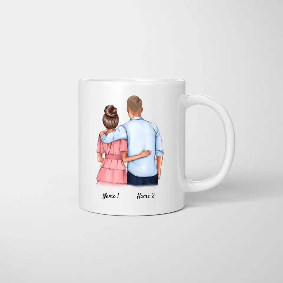 Best couple hug - personalized mug