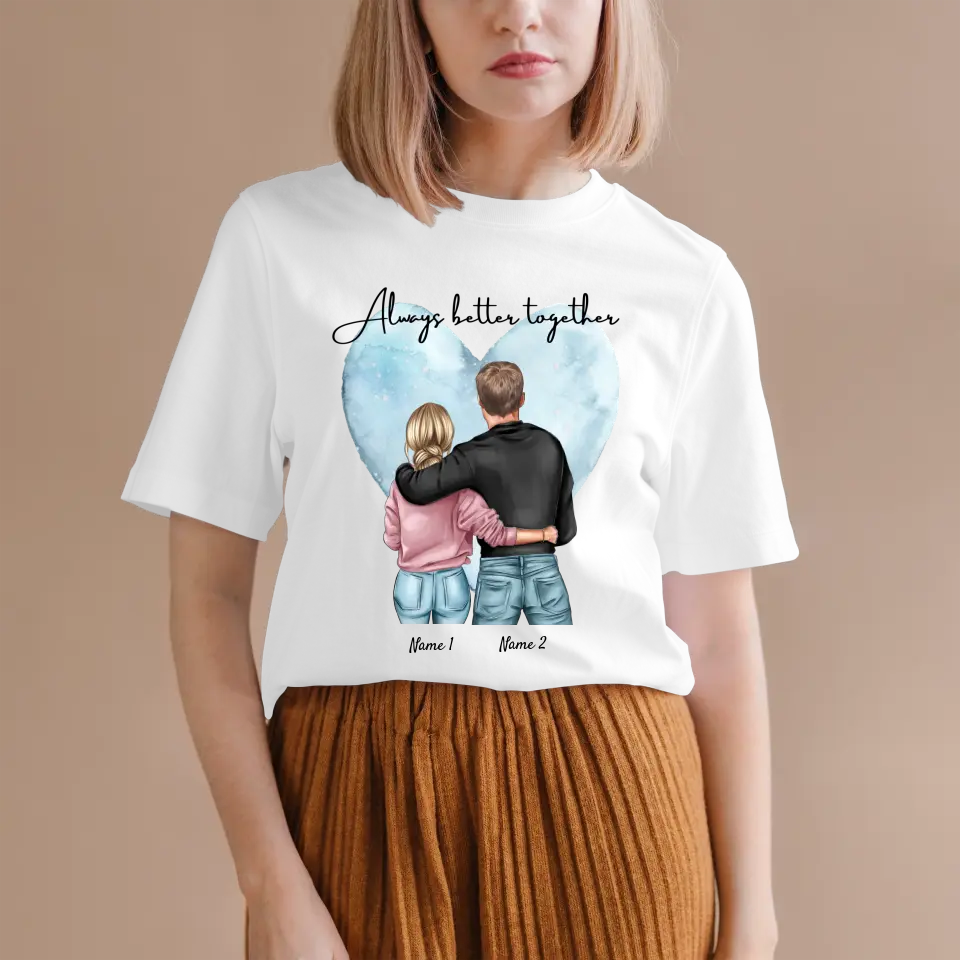 Meilleur Couple - T-shirt personnalisé