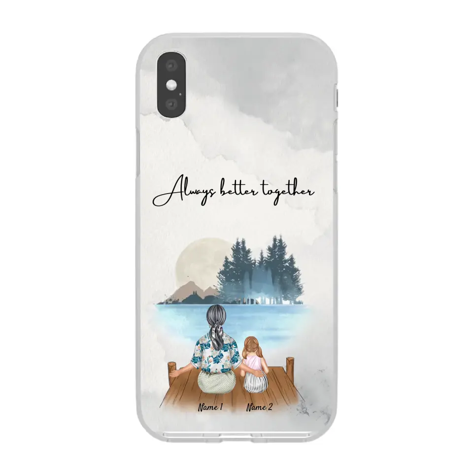 Grandma with Grandchildren - Customized Phone Case