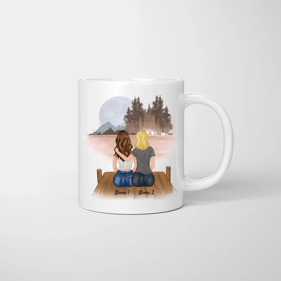 Every blondie needs a brownie - personalized mug